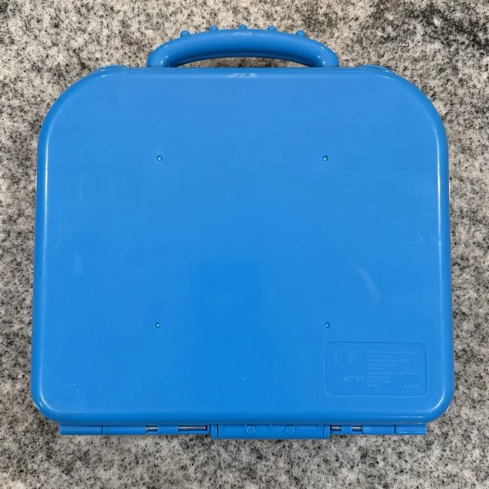 2015 Sesame Street/Hasbro-Cookie Monsters Numbers On the Go Case/Playset-Blue VG